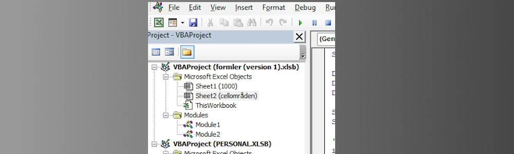 Lär dig smarta kortkommandon för att optimera ditt arbete i VBA-editorn.