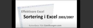 Lär dig att effektivt sortera data i Excel för bättre organisering och analys.