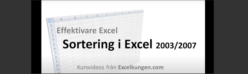 Lär dig att effektivt sortera data i Excel för bättre organisering och analys.